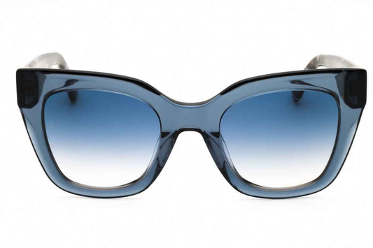 Tommy Hilfiger Women's Square Blue Sunglasses with Blue Gradient Lenses TH2051/S