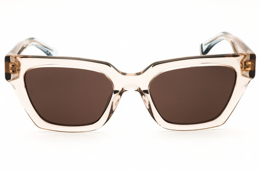 Tommy Hilfiger TH2101/S Cat-Eye Beige Sunglasses with Brown Lenses by PEBBELLS