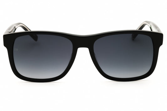 Tommy Hilfiger TH2073/S Square Black Sunglasses with Grey Lenses by PEBBELLS