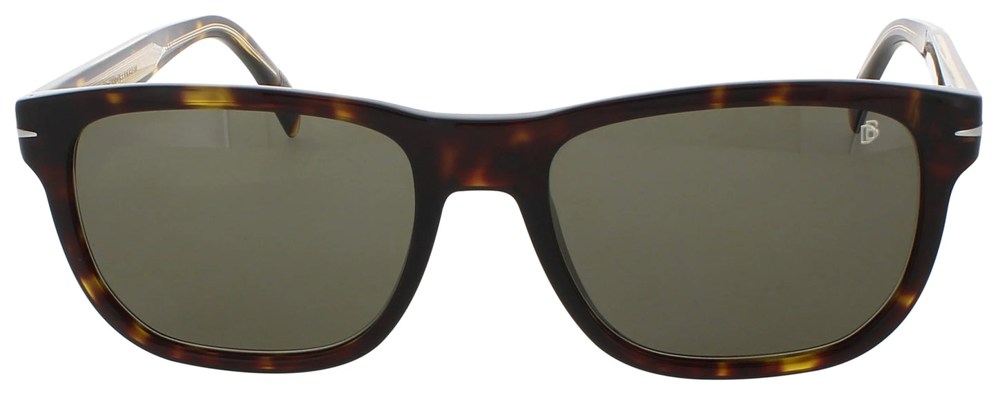 DAVID BECKHAM Men’s Rectangular Sunglasses – Style DB-1045/S-0086/QT