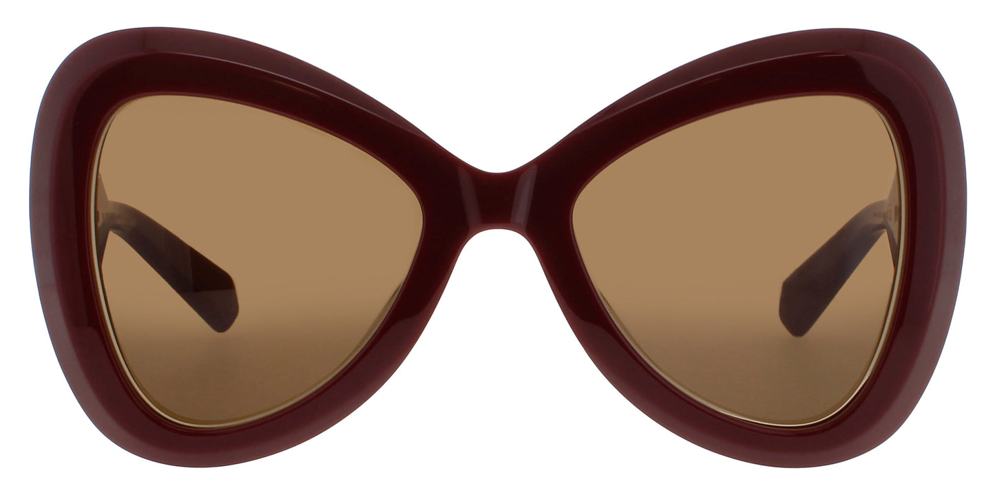 VALENTINO Women's Sunglasses V-Gold III – VLS-138B-53 - Bordeaux