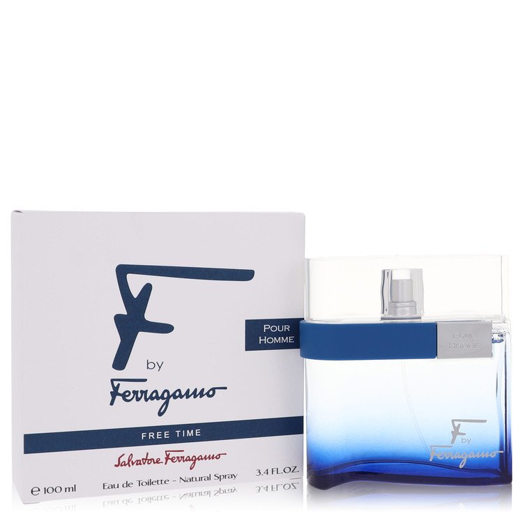 F Free Time by Salvatore Ferragamo Eau De Toilette Spray 3.4 oz Men