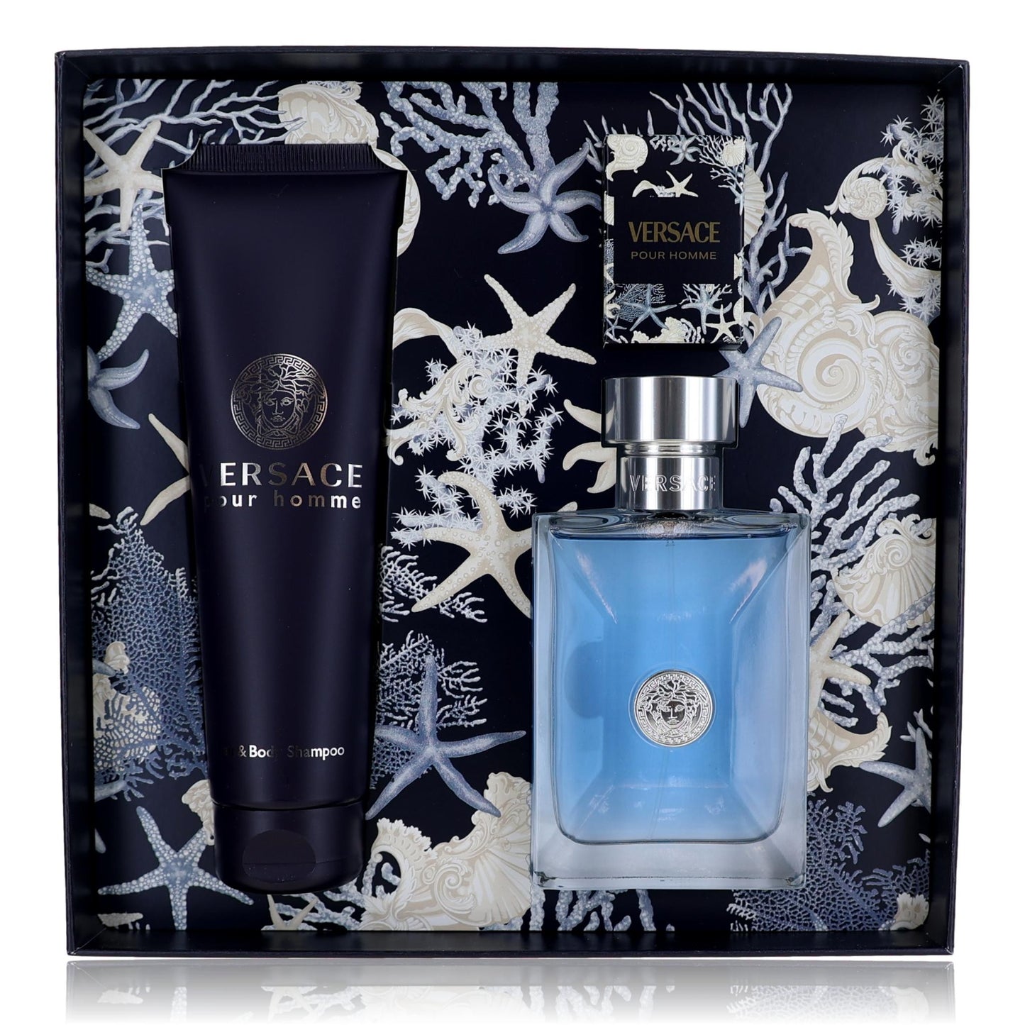 Pour Homme by VERSACE, 3 Piece Gift Set for Men with Mini