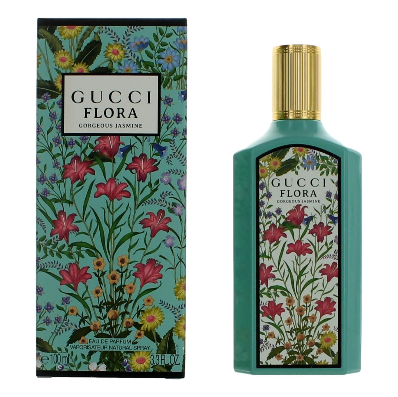 Flora Gorgeous Jasmine by GUCCI, 3.3 oz EDP Spray for Women