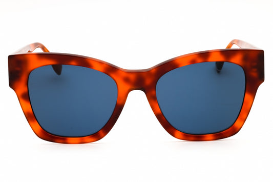 Tommy Hilfiger TH2156/S Cat-Eye Havana Sunglasses with Blue Lenses by PEBBELLS
