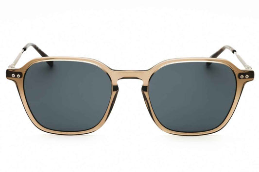 Tommy Hilfiger Men's Square Brown Sunglasses with Dark Grey Lenses TH2132/S