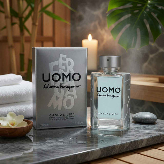 UOMO CASUAL LIFE by Salvatore Ferragamo, 3.4 oz Eau De Toilette Spray for Men by SALVATORE FERRAGAMO