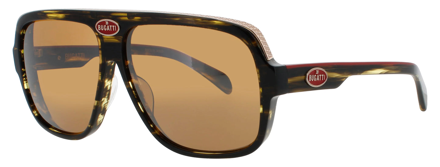 BUGATTI-06-DT Men's Square Sunglasses