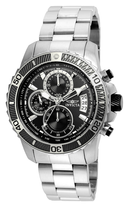 INVICTA  Men's 22412 Pro Diver Quartz Multifunction Black Dial Watch