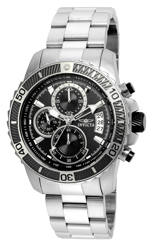INVICTA  Men's 22412 Pro Diver Quartz Multifunction Black Dial Watch