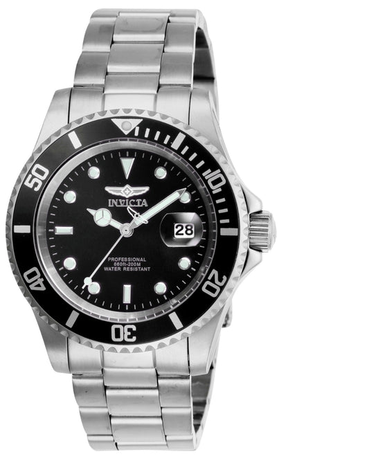 INVICTA  Men's 26970 Pro Diver Quartz 3 Hand Black Dial Watch