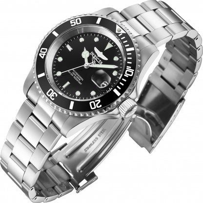 Reloj Invicta 26970 Pro Diver de cuarzo con 3 manecillas y esfera negra para hombre