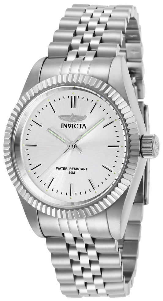INVICTA  Women's 29396 Specialty  Quartz 3 Hand Silver Dial Watch
