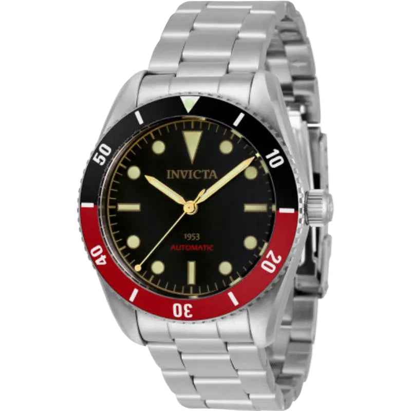 INVICTA Men's 34334 Pro Diver  Automatic 3 Hand Black Dial Watch