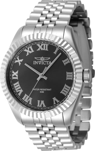 INVICTA Men's 47396 Specialty  Quartz 3 Hand Black Dial Watch