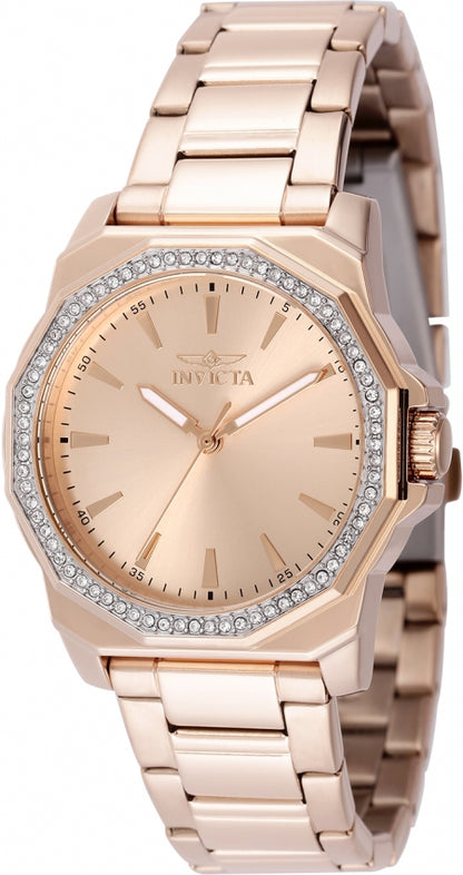 INVICTA Women's Speedway Quartz Rose Gold Dial Watch – Model 49115