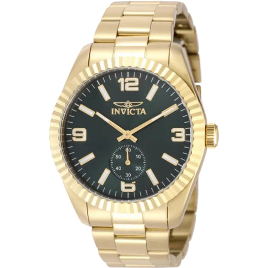 INVICTA Men's 49390 Specialty  Quartz Multifunction Green Dial Watch