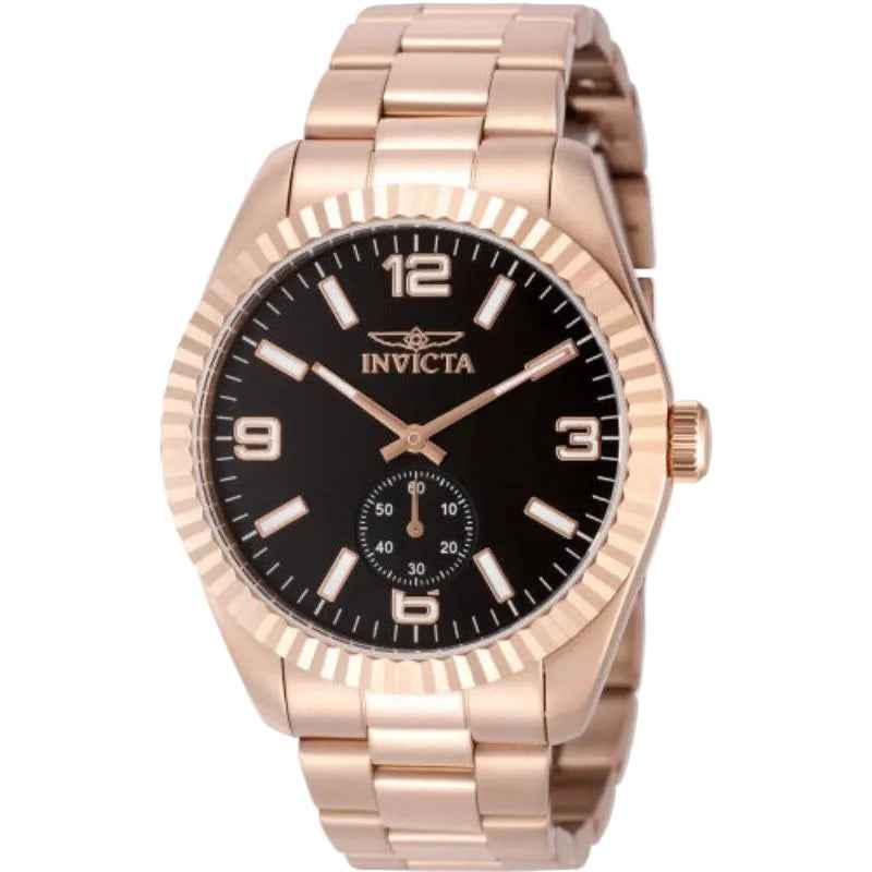 INVICTA Men's 49392 Specialty  Quartz Multifunction Black Dial Watch