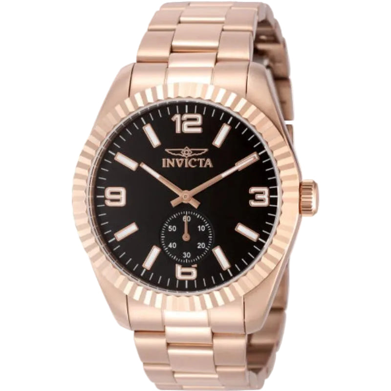 INVICTA Men's 49392 Specialty  Quartz Multifunction Black Dial Watch