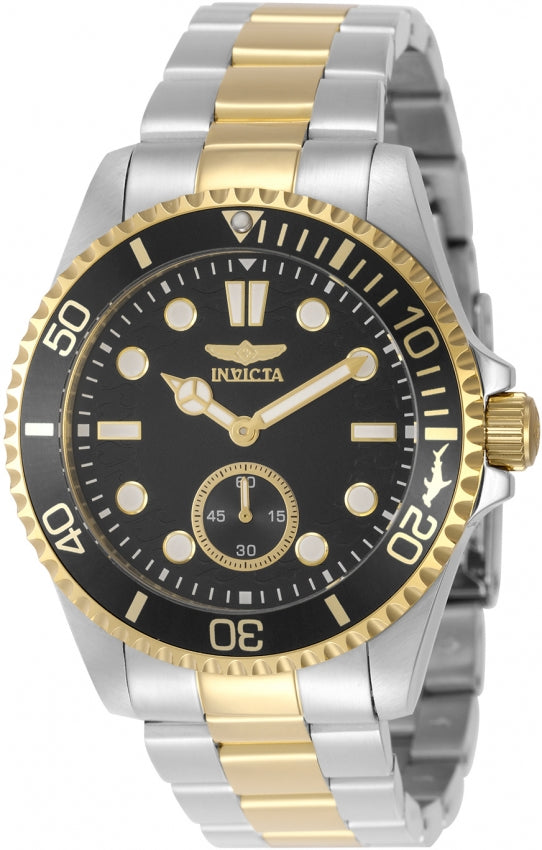 INVICTA Men's Pro Diver Quartz Black Dial Watch – Model 49426