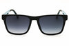 Tommy Hilfiger TH2144/S Square Grey/Teal Sunglasses with Dark Grey Gradient Lenses by PEBBELLS