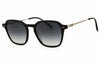 Tommy Hilfiger TH2132/S Square Black Sunglasses with Dark Grey Gradient Lenses by PEBBELLS