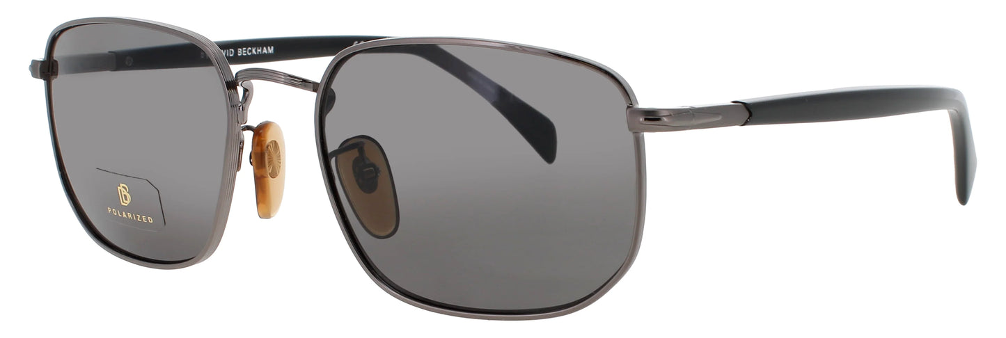 DAVID BECKHAM Men’s Round Sunglasses – Style DB-1143/S-KJ1/M9 / Polarized
