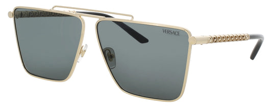 Versace Men’s Square Gold Sunglasses – VE2266 1002/87 64