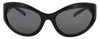 VERSACE Gafas de sol ovaladas negras y doradas para mujer – OVE4485 GB1/8759