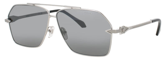 Versace Men’s Aviator Silver Sunglasses – VE2284 1000/6G 63