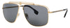 Versace Men’s Rectangular Gold Sunglasses – VE2242 1002/87 61