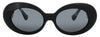 Versace Women’s Oversized Oval Black Sunglasses – VE4426BU GB1/87 54