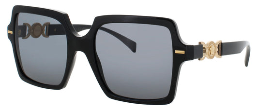 Versace Women’s Square Black Sunglasses – VE4441 GB1/87 55