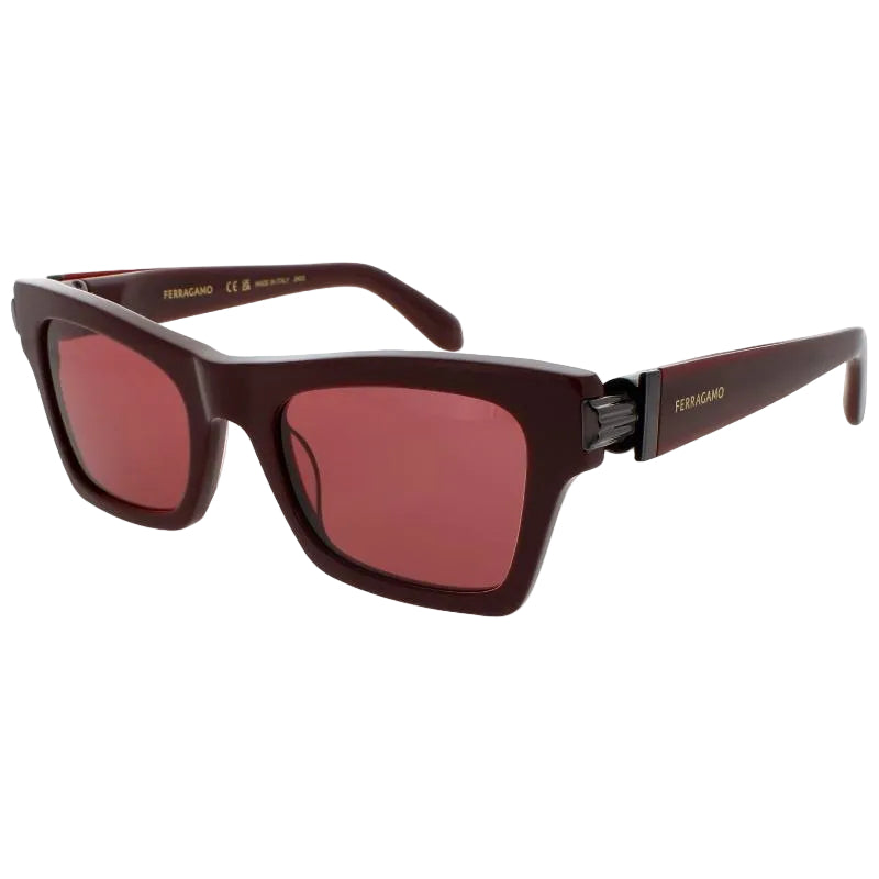 FERRAGAMO Women's Burgundy Cat Eye Sunglasses SF2013S-606