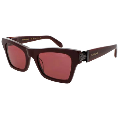 FERRAGAMO Women's Burgundy Cat Eye Sunglasses SF2013S-606