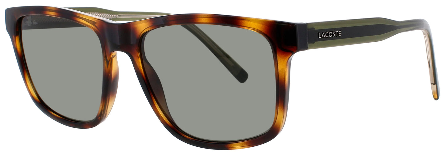 LACOSTE Men’s Rectangular Sunglasses – Style L6025S-214