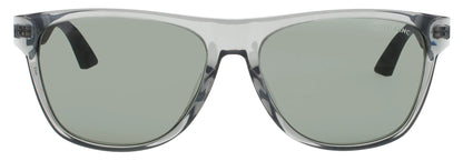 MONTBLANC   MB0298S 003 Rectangular Transparent Grey Green Lens Men's Sunglasses
