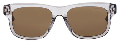 MONTBLANC MB0319S 004 Square Grey Brown Lens Men's Sunglasses