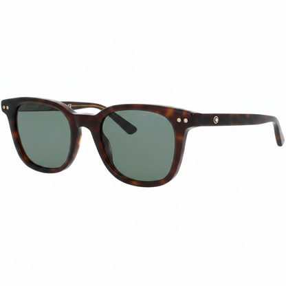 MONTBLANC MB0320S 002 Square Havana Green Lens Men's Sunglasses