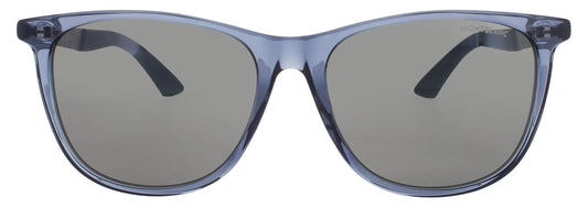 MONTBLANC MB0330S 003 Square Blue Ruthenium Silver Mirror Lens Men's Sunglasses