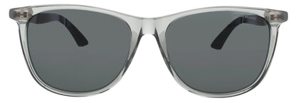 MONTBLANC MB0330S 004 Square Grey Gold Smoke Lens Men's Sunglasses