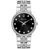 BULOVA Crystal 96K110 Men's Silver Stainless Steel Luxury Watch by BULOVA