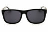 Tommy Hilfiger TH1556/N/S Square Black Sunglasses with Grey Lenses by PEBBELLS