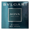 Aqva Pour Homme by BVLGARI, 3.4 oz EDT Spray for Men (Aqua)