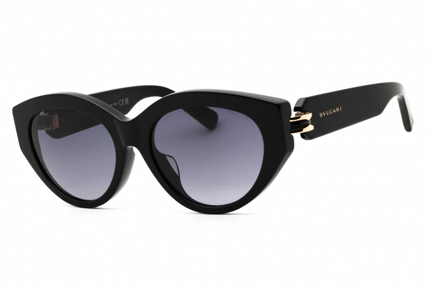 BVLGARI BV40046F Women’s Cat Eye Sunglasses Gradient Smoke