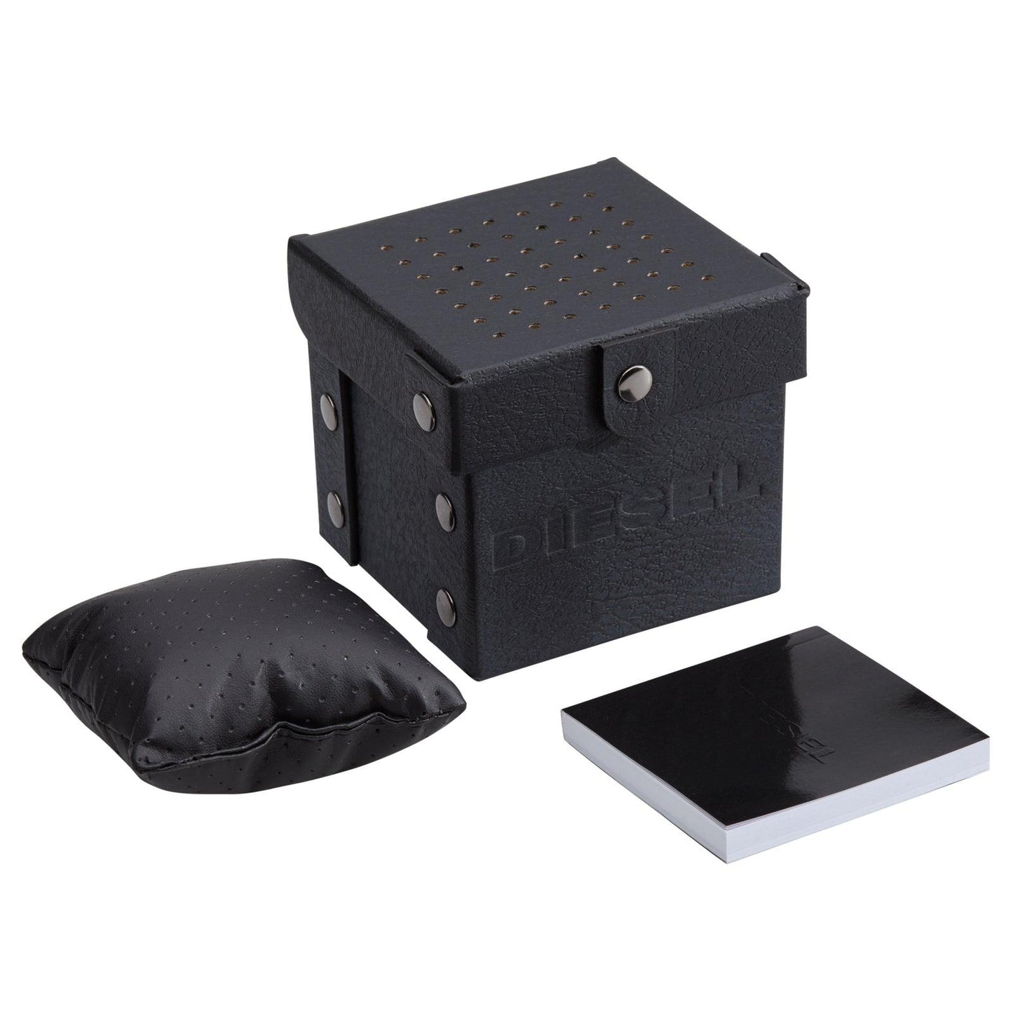 Reloj Diesel Mega Chief DZ4477 de Lujo Multifunción de Acero Inoxidable Plateado para Hombre