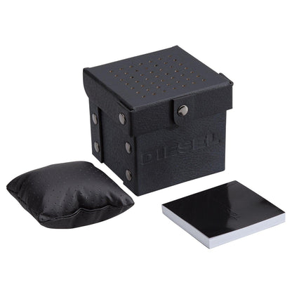 Reloj Diesel Mega Chief DZ4477 de Lujo Multifunción de Acero Inoxidable Plateado para Hombre