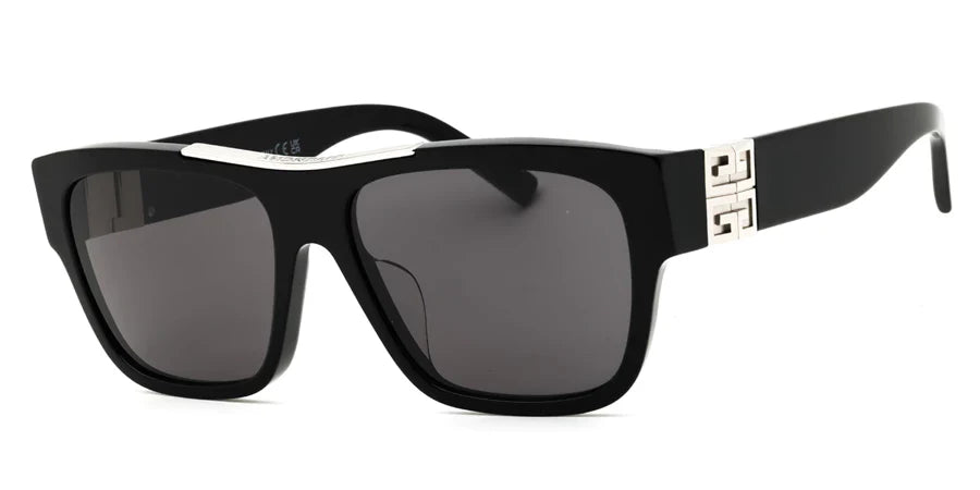 GIVENCHY GV40006U Women’s Rectangular Sunglasses Black Smoke