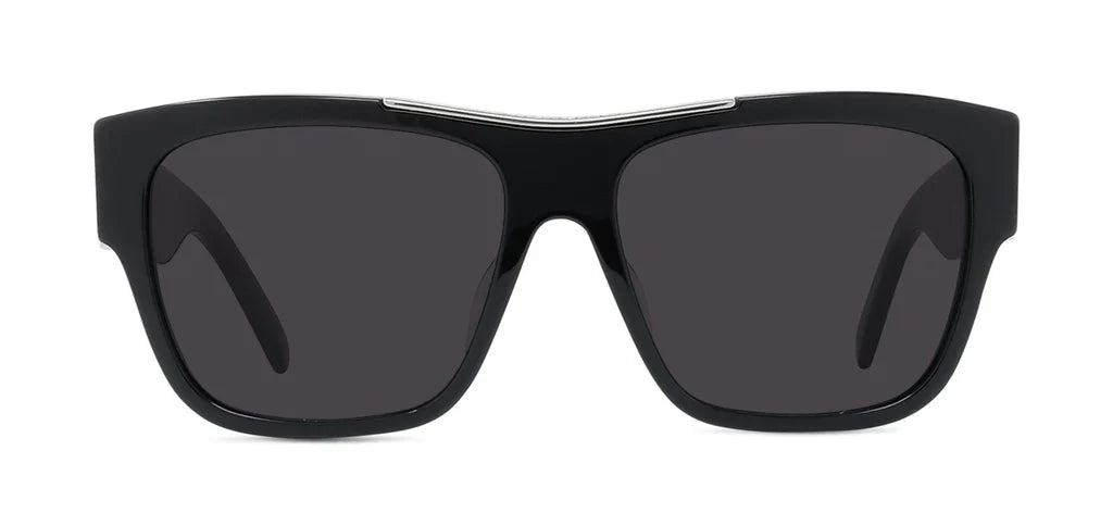 GIVENCHY GV40006U Women’s Rectangular Sunglasses Black Smoke