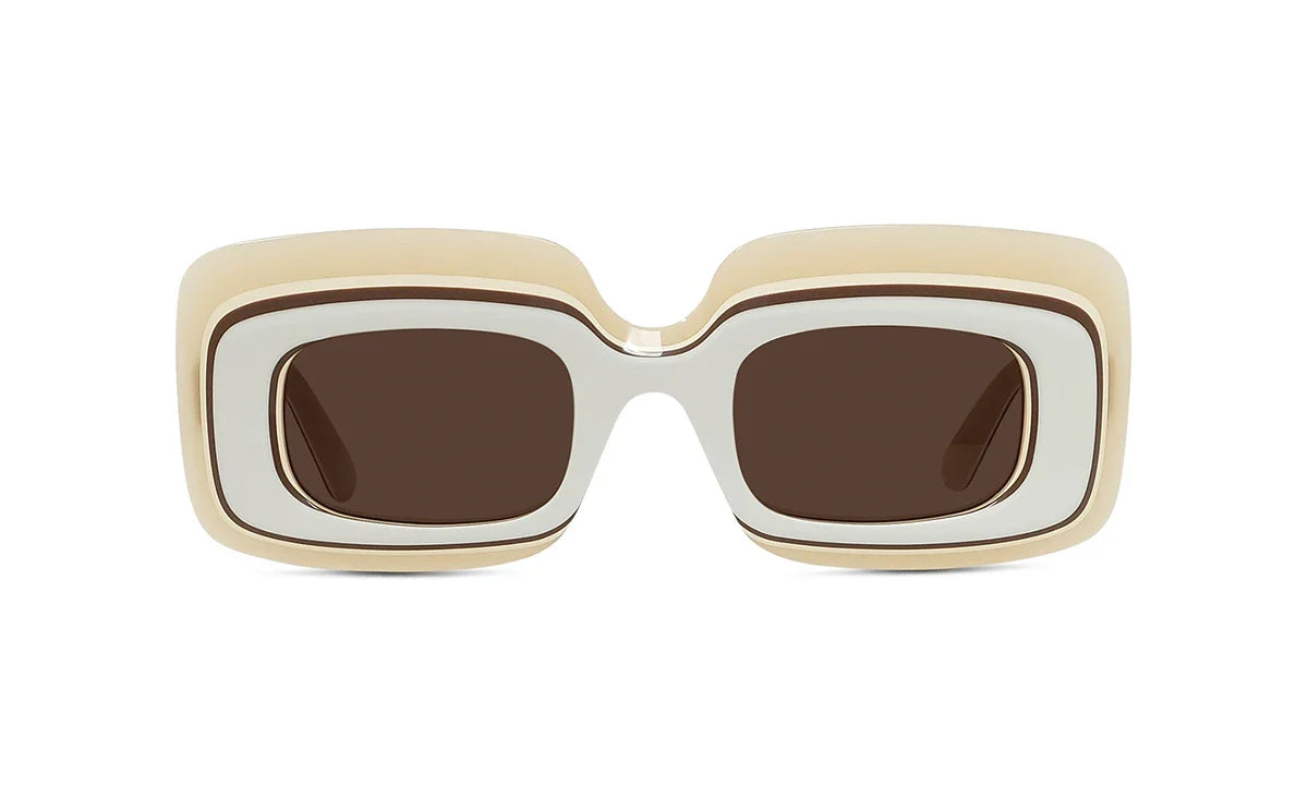 LOEWE LW40139U Women’s Sunglasses Ivory/Brown